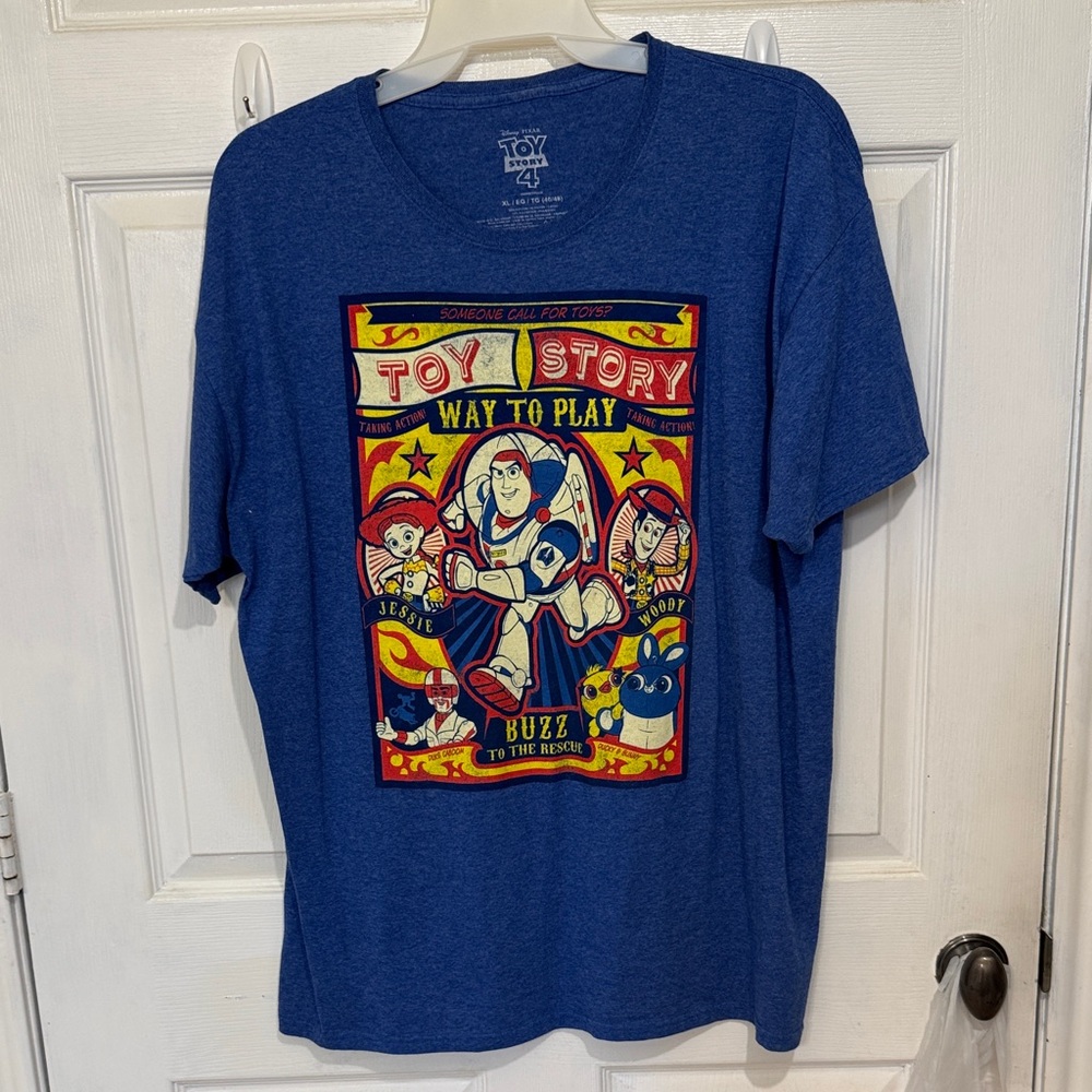 Blue Graphic Tee for Men